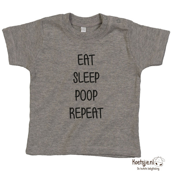 Eat sleep poop Romper/T-shirt