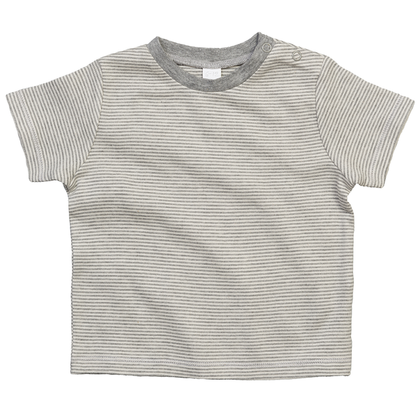 Baby T-shirt met smalle streepjes