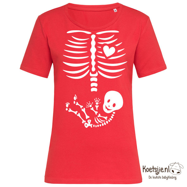 Baby Skelet Dames T-shirt