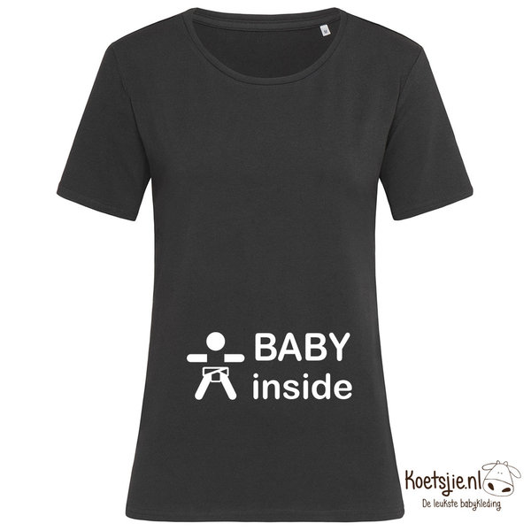 Baby Inside Dames T-shirt