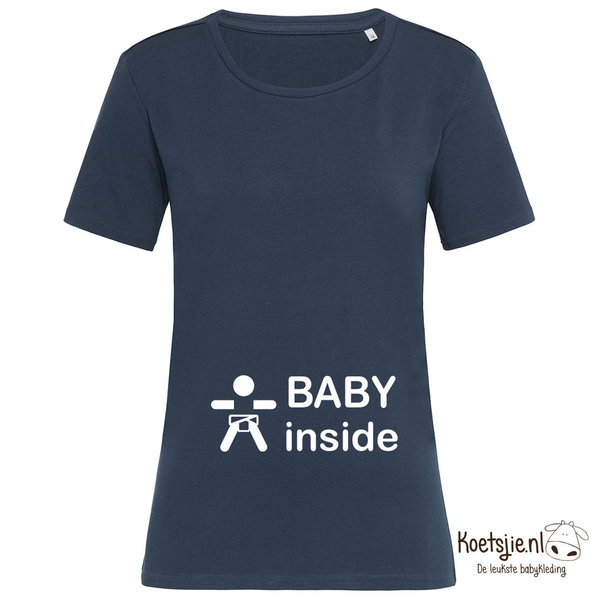 Baby Inside Dames T-shirt
