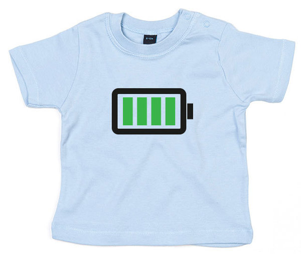Batterij baby vol Baby T-shirt