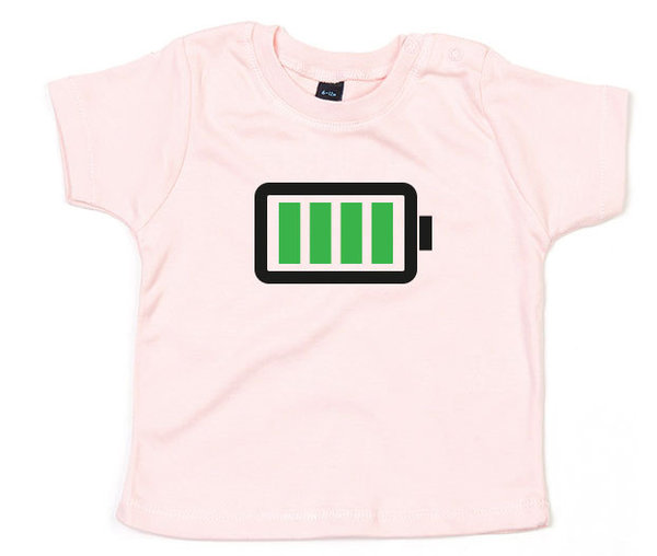 Batterij baby vol Baby T-shirt