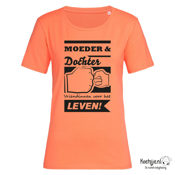 Moeder & Dochter vriendinnen voor het leven Dames T-shirt