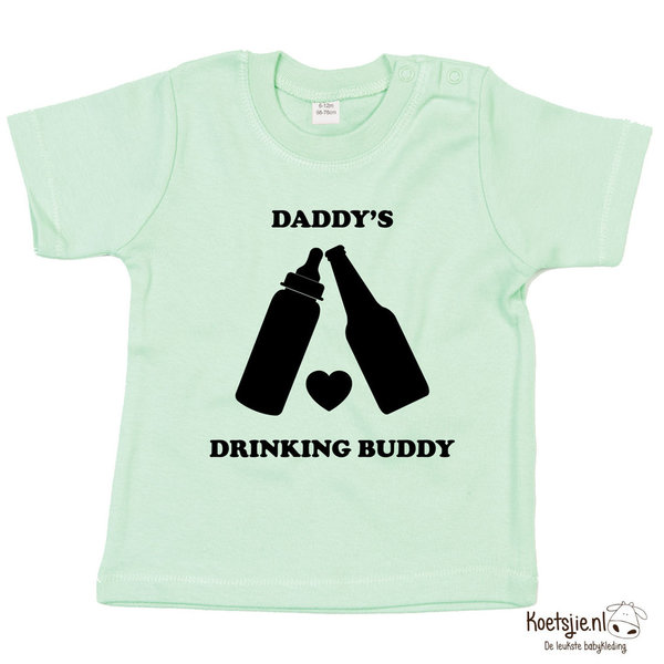 Daddys drinking buddy baby T-shirt